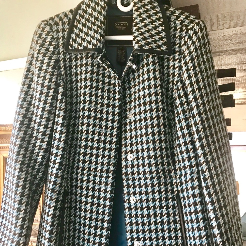 Coach tweed coat